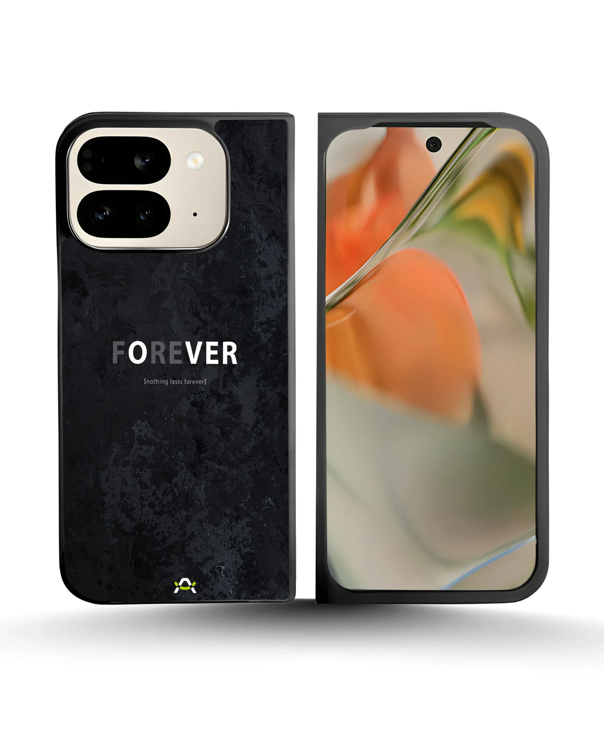 Forever Typography Phone Case - Charcoal Statement Print for iPhone, Samsung, Pixel, OnePlus & Vivo