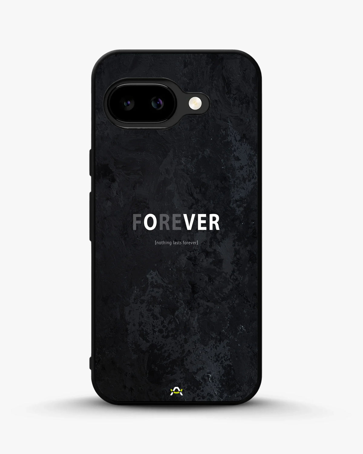 Forever Typography Phone Case - Charcoal Statement Print for iPhone, Samsung, Pixel, OnePlus & Vivo