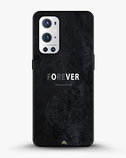 Forever Typography Phone Case - Charcoal Statement Print for iPhone, Samsung, Pixel, OnePlus & Vivo
