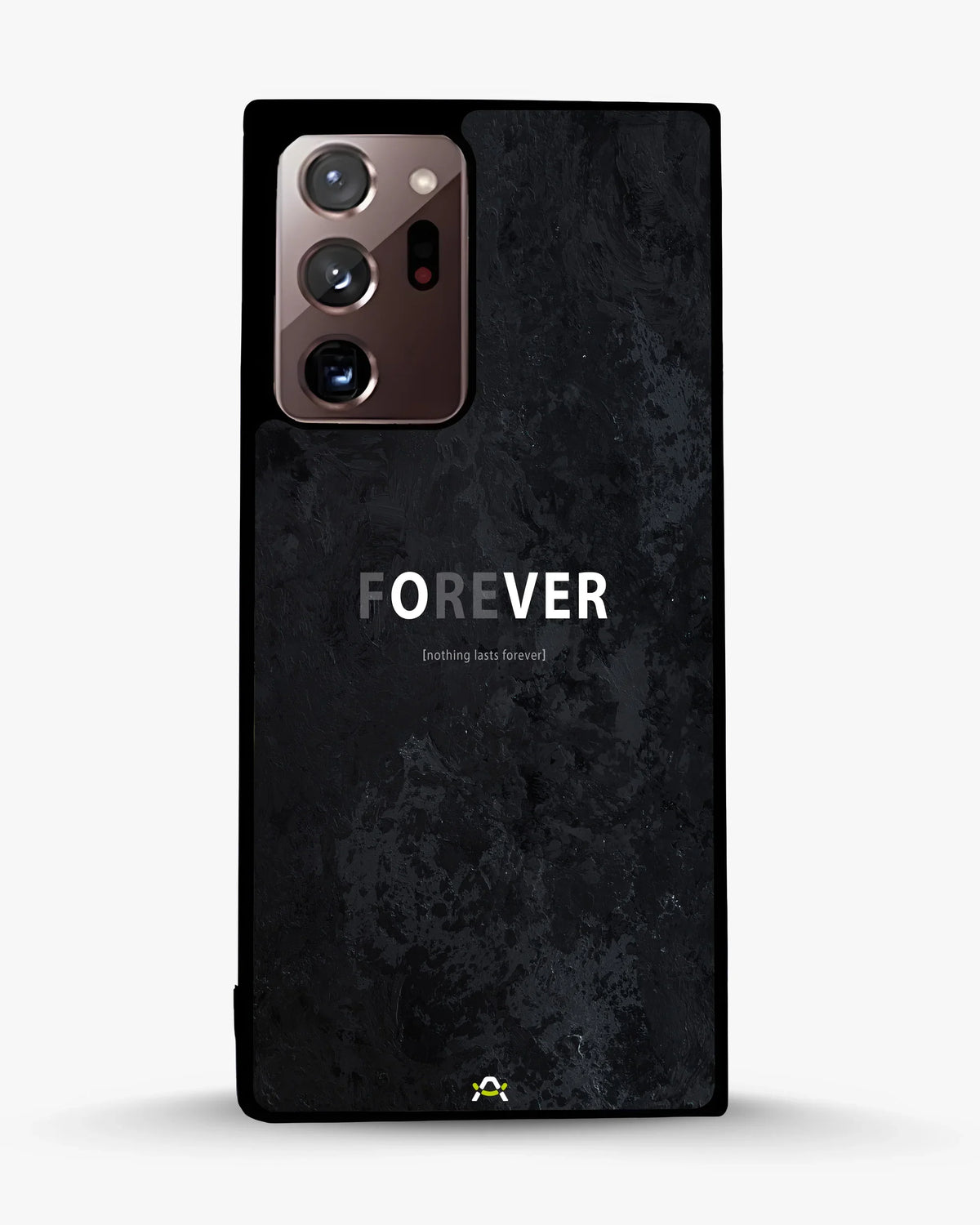 Forever Typography Phone Case - Charcoal Statement Print for iPhone, Samsung, Pixel, OnePlus & Vivo