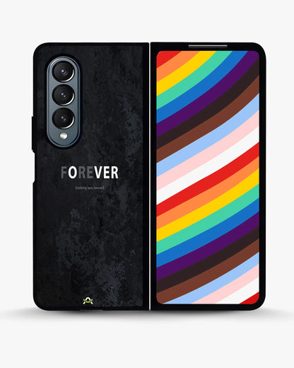 Forever Typography Phone Case - Charcoal Statement Print for iPhone, Samsung, Pixel, OnePlus & Vivo