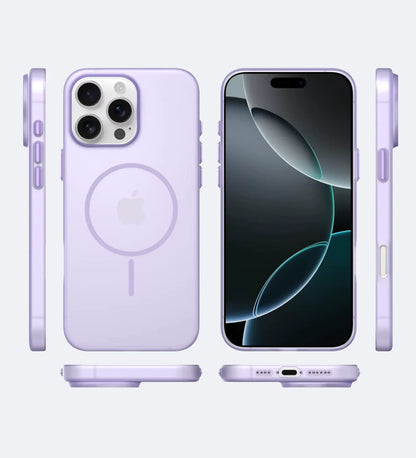 Frosted Ultra-Thin iPhone Case with MagSafe – Matte, 0.35 mm - Purple