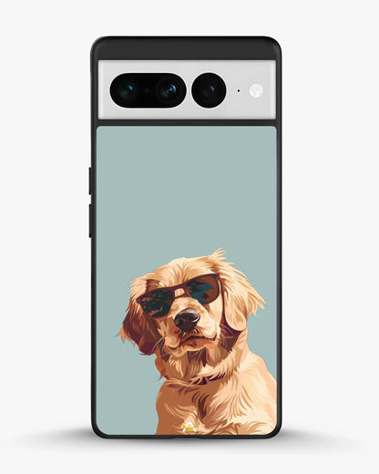 Cool Sunglass Dog Phone Case – Glossy Printed Phone Case for iPhone, Samsung, Pixel & OnePlus