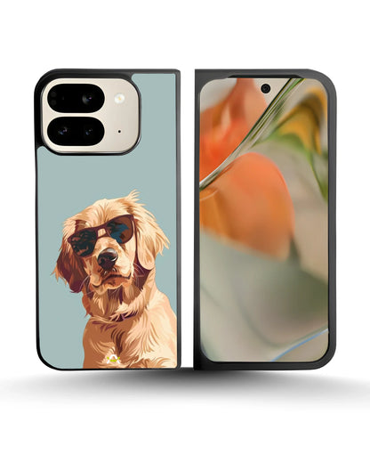 Cool Sunglass Dog Phone Case – Glossy Printed Phone Case for iPhone, Samsung, Pixel & OnePlus