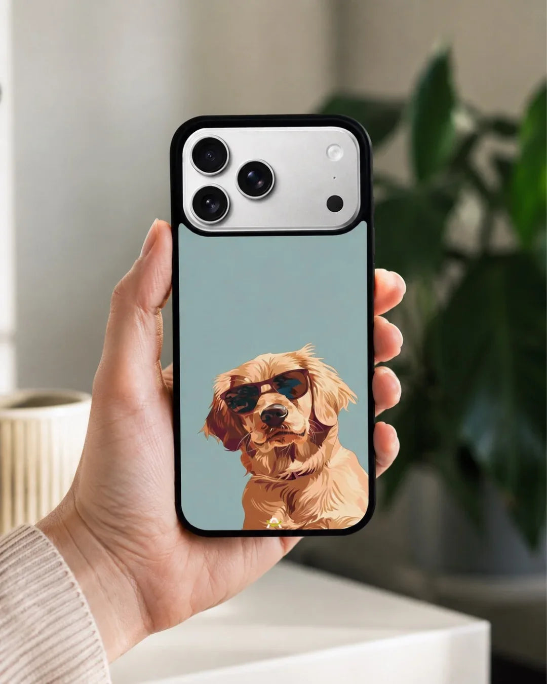 Cool Sunglass Dog Phone Case – Glossy Printed Phone Case for iPhone, Samsung, Pixel & OnePlus