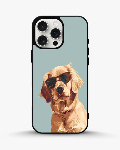 Cool Sunglass Dog Phone Case – Glossy Printed Phone Case for iPhone, Samsung, Pixel & OnePlus