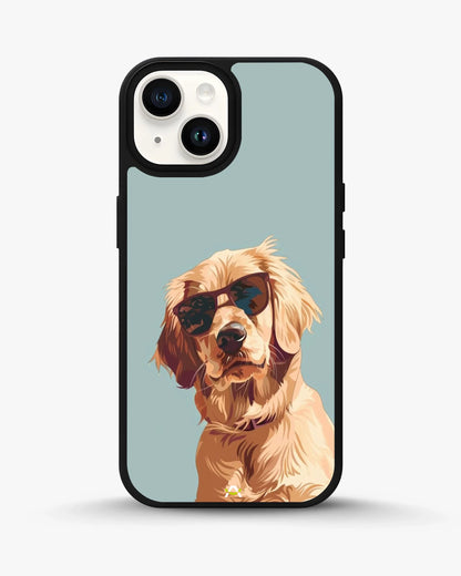 Cool Sunglass Dog Phone Case – Glossy Printed Phone Case for iPhone, Samsung, Pixel & OnePlus