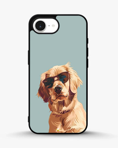 Cool Sunglass Dog Phone Case – Glossy Printed Phone Case for iPhone, Samsung, Pixel & OnePlus