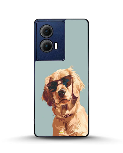 Cool Sunglass Dog Phone Case – Glossy Printed Phone Case for iPhone, Samsung, Pixel & OnePlus