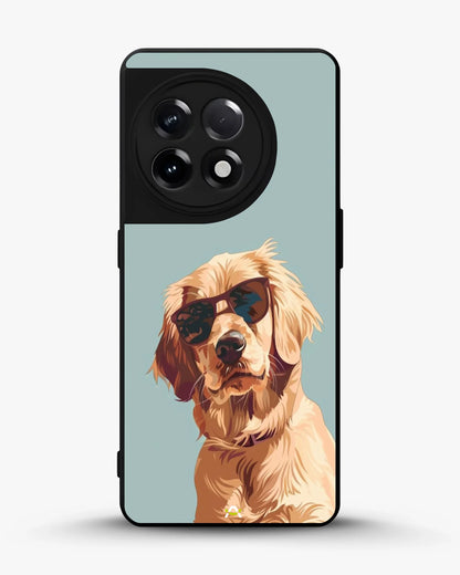 Cool Sunglass Dog Phone Case – Glossy Printed Phone Case for iPhone, Samsung, Pixel & OnePlus