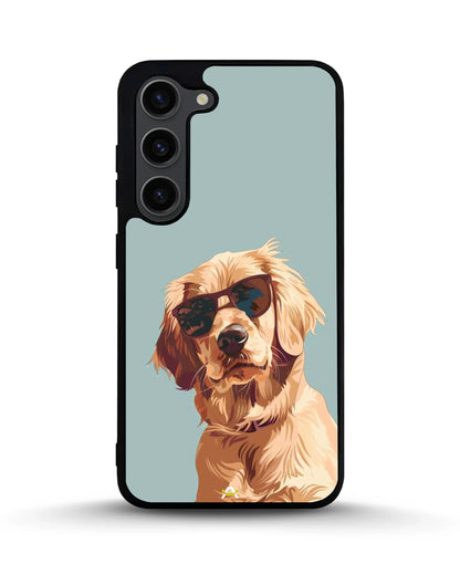 Cool Sunglass Dog Phone Case – Glossy Printed Phone Case for iPhone, Samsung, Pixel & OnePlus