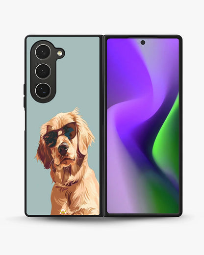 Cool Sunglass Dog Phone Case – Glossy Printed Phone Case for iPhone, Samsung, Pixel & OnePlus