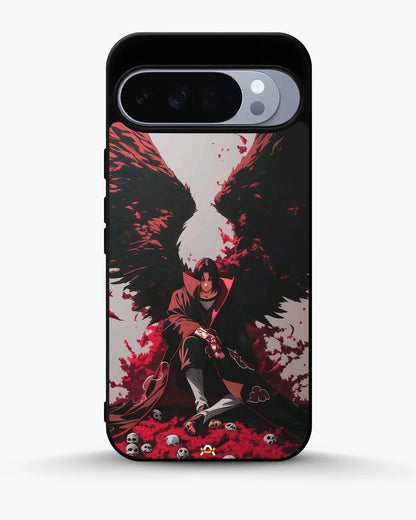 Itachi Uchiha Anime Case – Glossy Printed Back Cover for iPhone, Samsung, Pixel & OnePlus