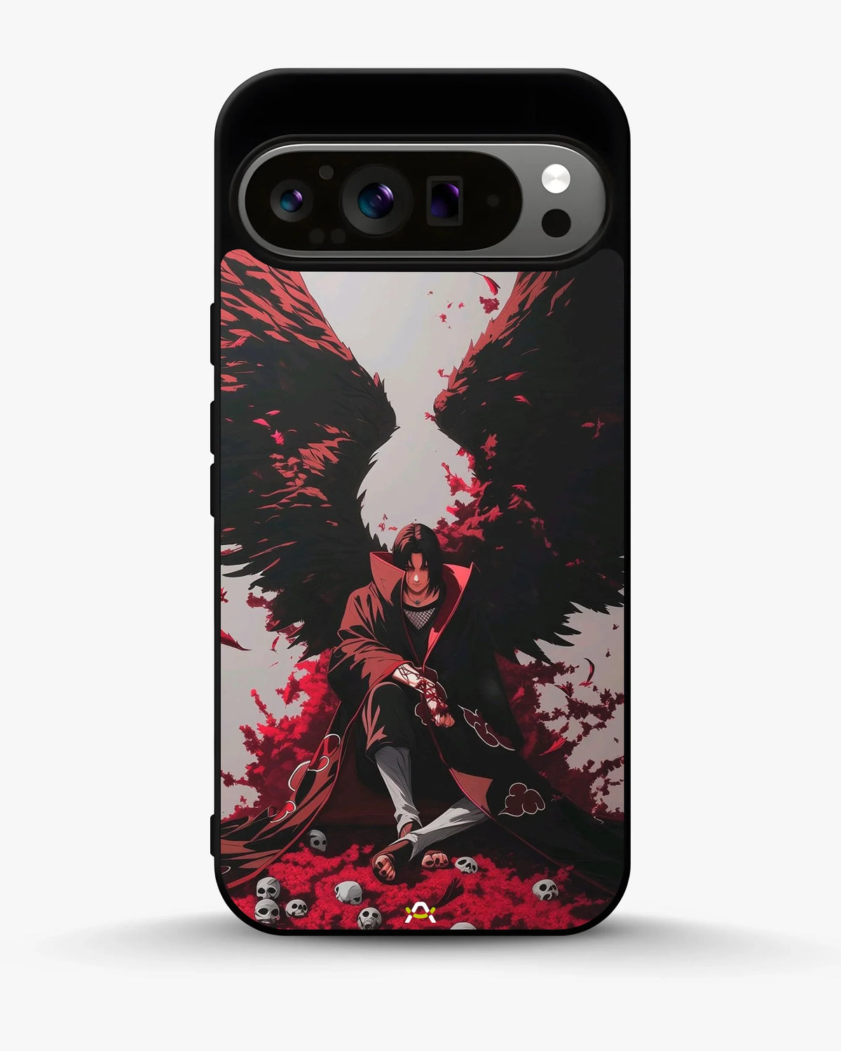 Itachi Uchiha Anime Case – Glossy Printed Back Cover for iPhone, Samsung, Pixel & OnePlus