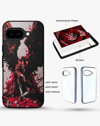 Itachi Uchiha Anime Case – Glossy Printed Back Cover for iPhone, Samsung, Pixel & OnePlus