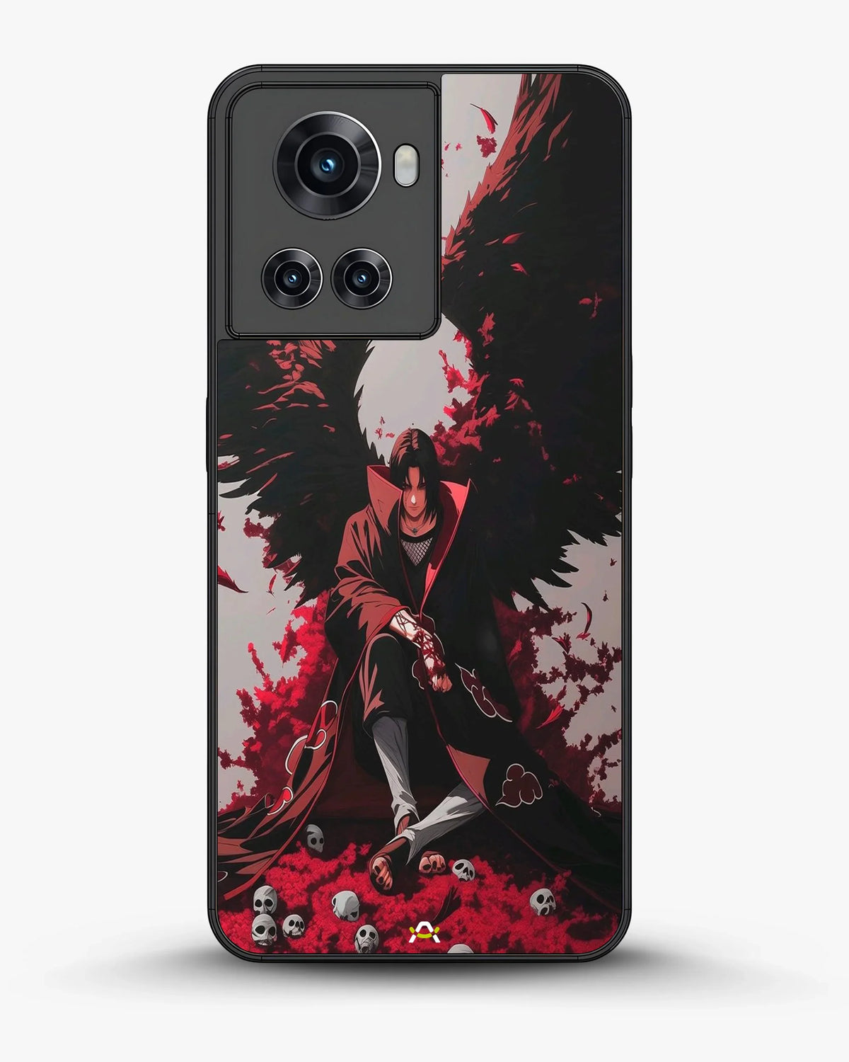 Itachi Uchiha Anime Case – Glossy Printed Back Cover for iPhone, Samsung, Pixel & OnePlus