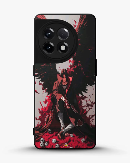 Itachi Uchiha Anime Case – Glossy Printed Back Cover for iPhone, Samsung, Pixel & OnePlus