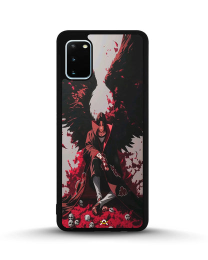 Itachi Uchiha Anime Case – Glossy Printed Back Cover for iPhone, Samsung, Pixel & OnePlus