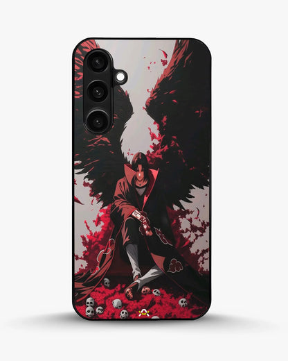 Itachi Uchiha Anime Case – Glossy Printed Back Cover for iPhone, Samsung, Pixel & OnePlus