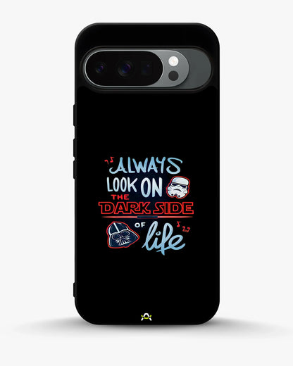 Always Look on the Dark Side Phone Case - Iconic Helmet Typography Print for iPhone, Samsung, Pixel, OnePlus & Vivo
