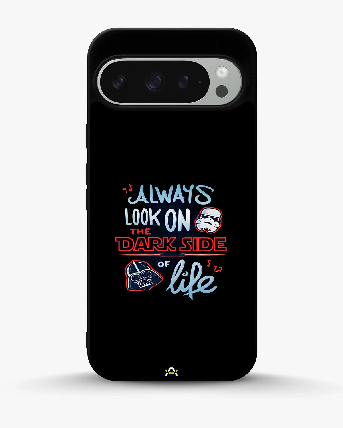 Always Look on the Dark Side Phone Case - Iconic Helmet Typography Print for iPhone, Samsung, Pixel, OnePlus & Vivo