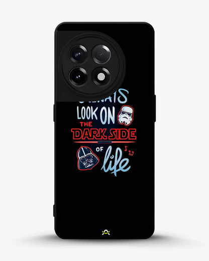 Always Look on the Dark Side Phone Case - Iconic Helmet Typography Print for iPhone, Samsung, Pixel, OnePlus & Vivo