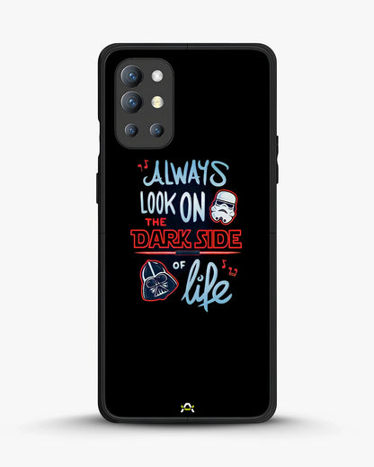 Always Look on the Dark Side Phone Case - Iconic Helmet Typography Print for iPhone, Samsung, Pixel, OnePlus & Vivo