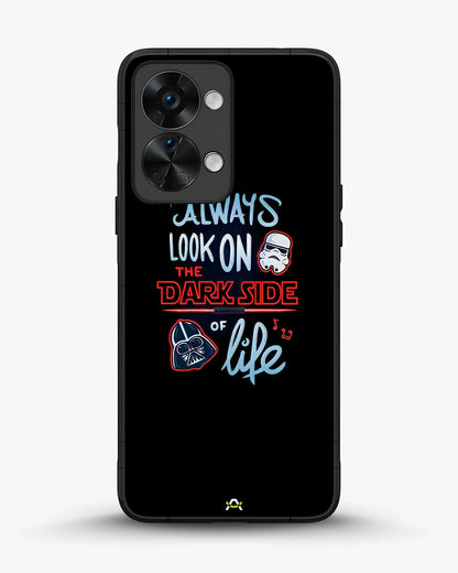 Always Look on the Dark Side Phone Case - Iconic Helmet Typography Print for iPhone, Samsung, Pixel, OnePlus & Vivo