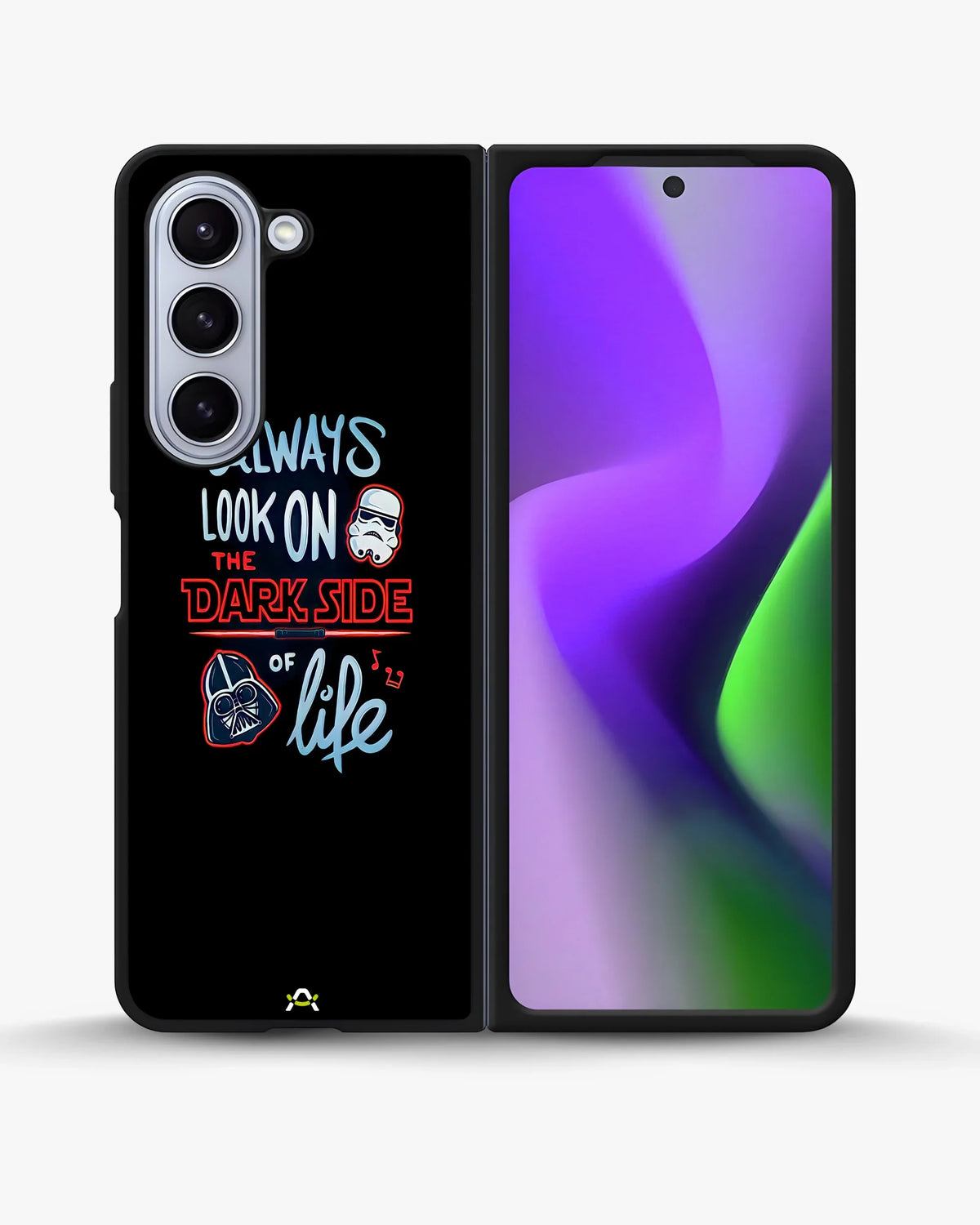 Always Look on the Dark Side Phone Case - Iconic Helmet Typography Print for iPhone, Samsung, Pixel, OnePlus & Vivo
