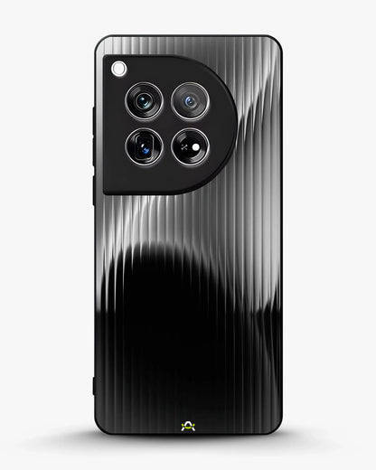 Gradient Stripes Phone Case - Black & Silver Abstract Print for iPhone, Samsung, Pixel, OnePlus & Vivo