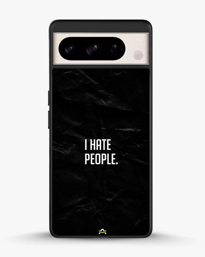 I Hate People Phone Case - Dark Humor Statement Print for iPhone, Samsung, Pixel, OnePlus & Vivo