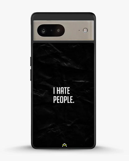 I Hate People Phone Case - Dark Humor Statement Print for iPhone, Samsung, Pixel, OnePlus & Vivo
