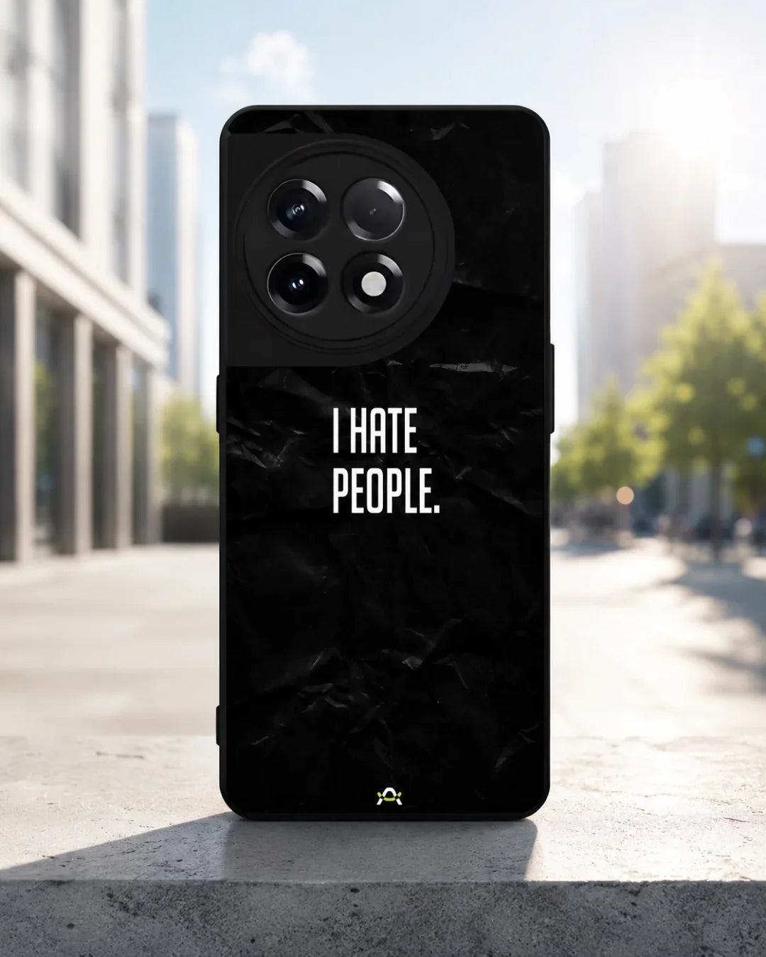 I Hate People Phone Case - Dark Humor Statement Print for iPhone, Samsung, Pixel, OnePlus & Vivo
