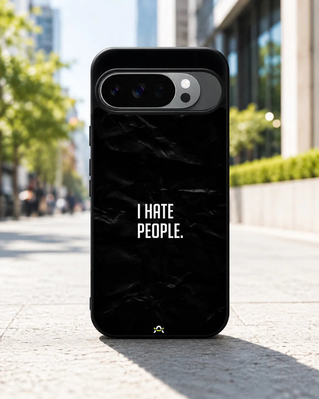 I Hate People Phone Case - Dark Humor Statement Print for iPhone, Samsung, Pixel, OnePlus & Vivo