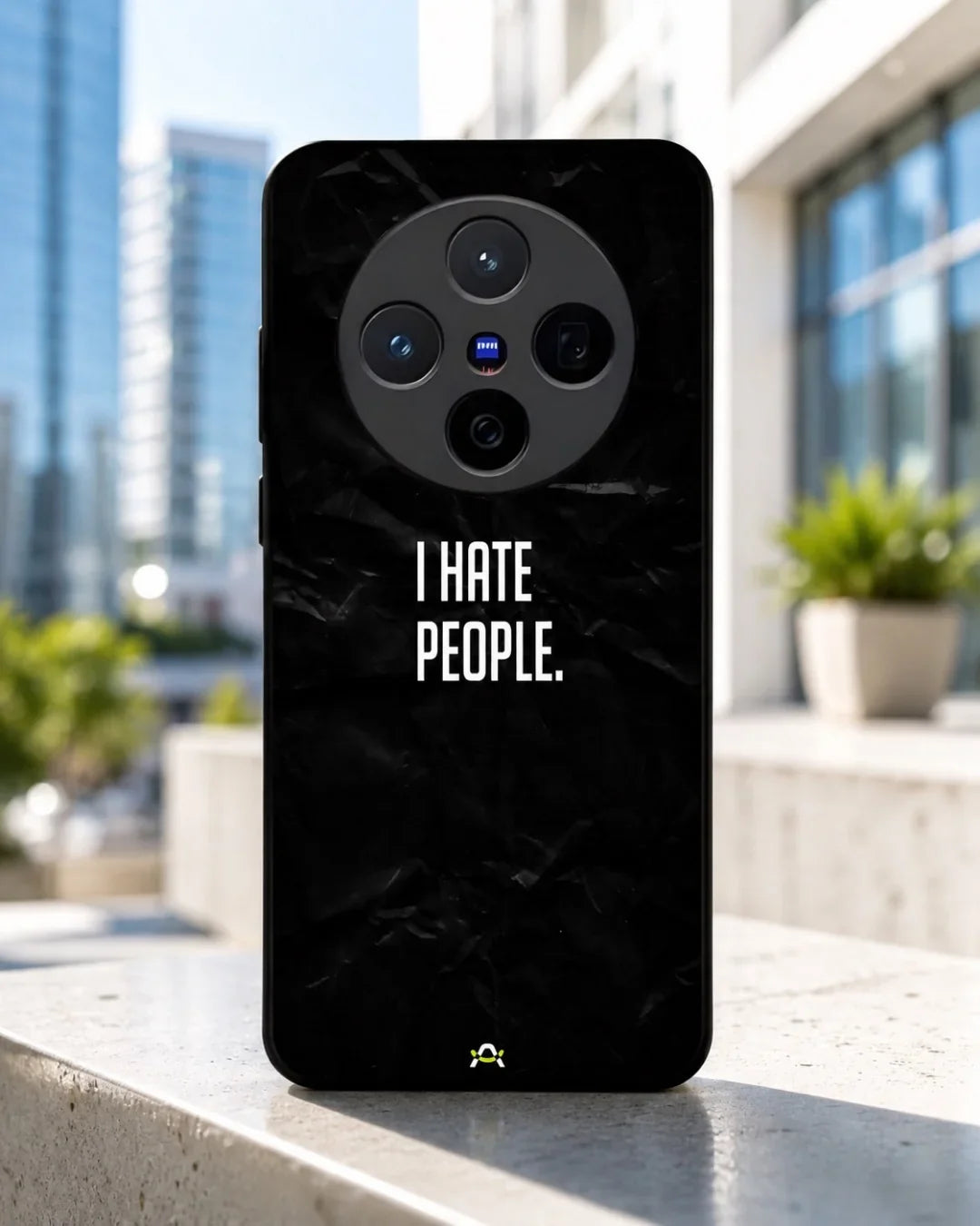 I Hate People Phone Case - Dark Humor Statement Print for iPhone, Samsung, Pixel, OnePlus & Vivo