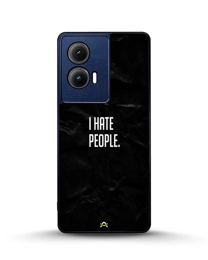 I Hate People Phone Case - Dark Humor Statement Print for iPhone, Samsung, Pixel, OnePlus & Vivo
