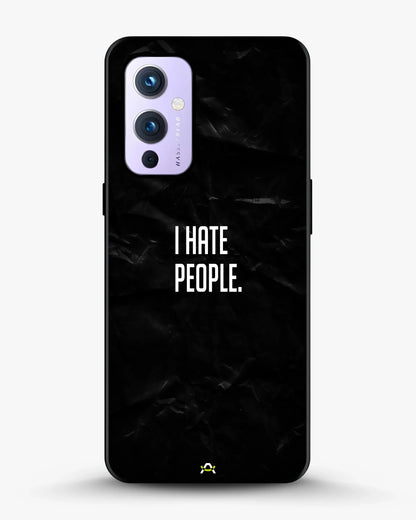 I Hate People Phone Case - Dark Humor Statement Print for iPhone, Samsung, Pixel, OnePlus & Vivo