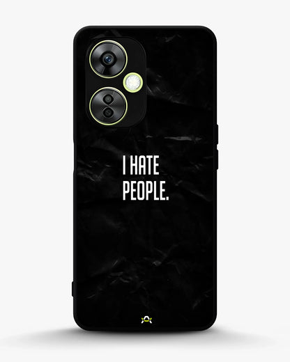 I Hate People Phone Case - Dark Humor Statement Print for iPhone, Samsung, Pixel, OnePlus & Vivo