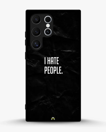 I Hate People Phone Case - Dark Humor Statement Print for iPhone, Samsung, Pixel, OnePlus & Vivo