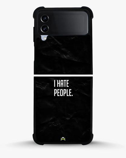 I Hate People Phone Case - Dark Humor Statement Print for iPhone, Samsung, Pixel, OnePlus & Vivo