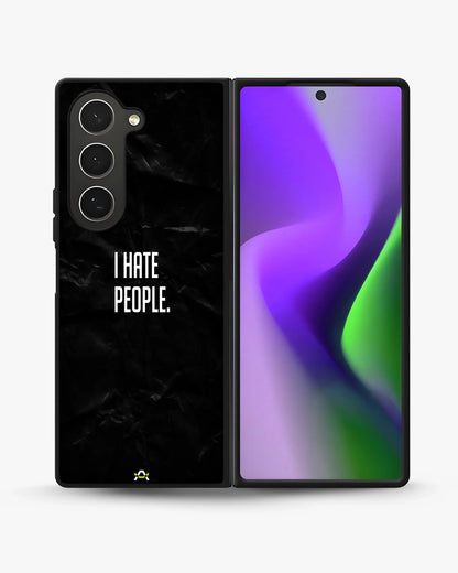 I Hate People Phone Case - Dark Humor Statement Print for iPhone, Samsung, Pixel, OnePlus & Vivo