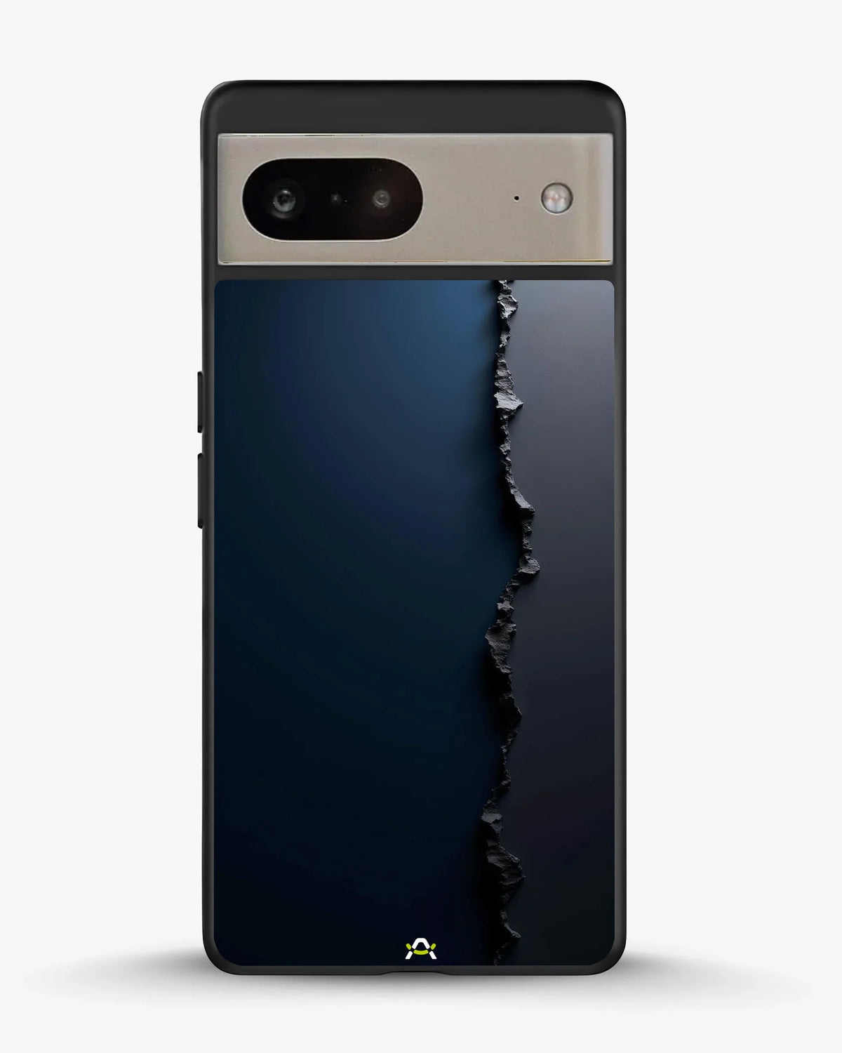 Jagged Line Phone Case - Navy & Charcoal Abstract Print for iPhone, Samsung, Pixel, OnePlus & Vivo