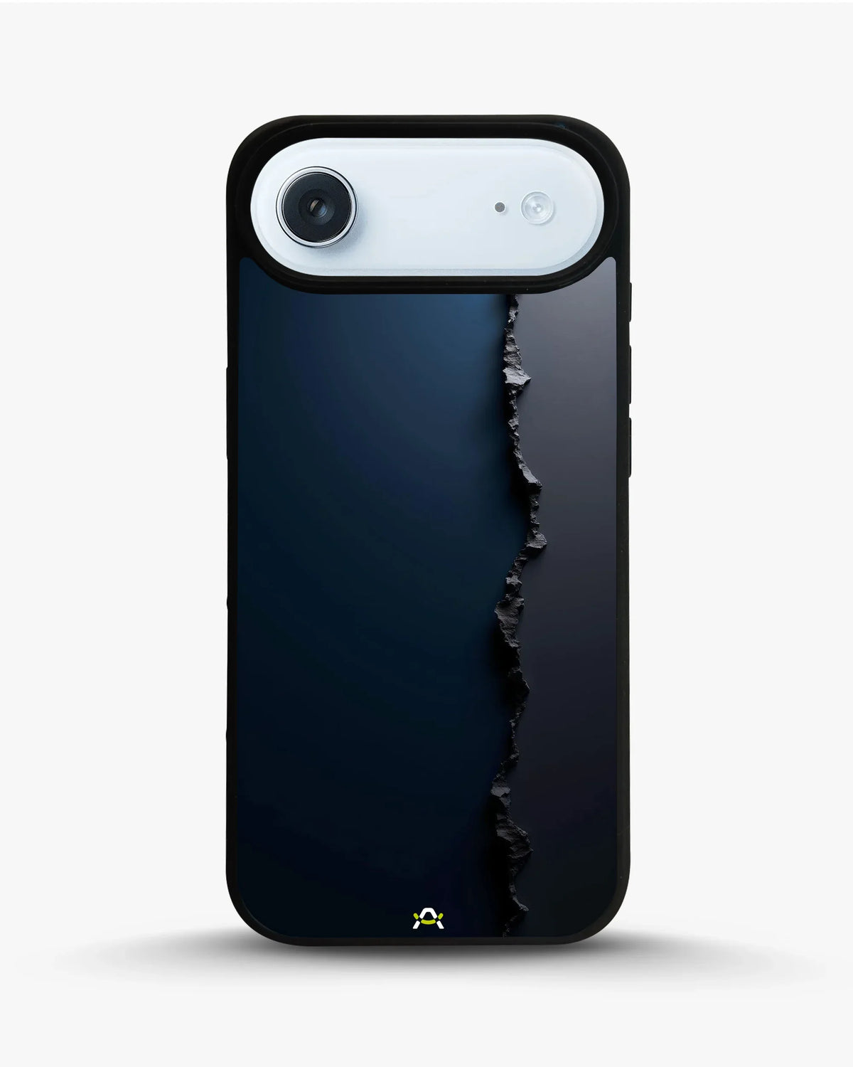 Jagged Line Phone Case - Navy & Charcoal Abstract Print for iPhone, Samsung, Pixel, OnePlus & Vivo