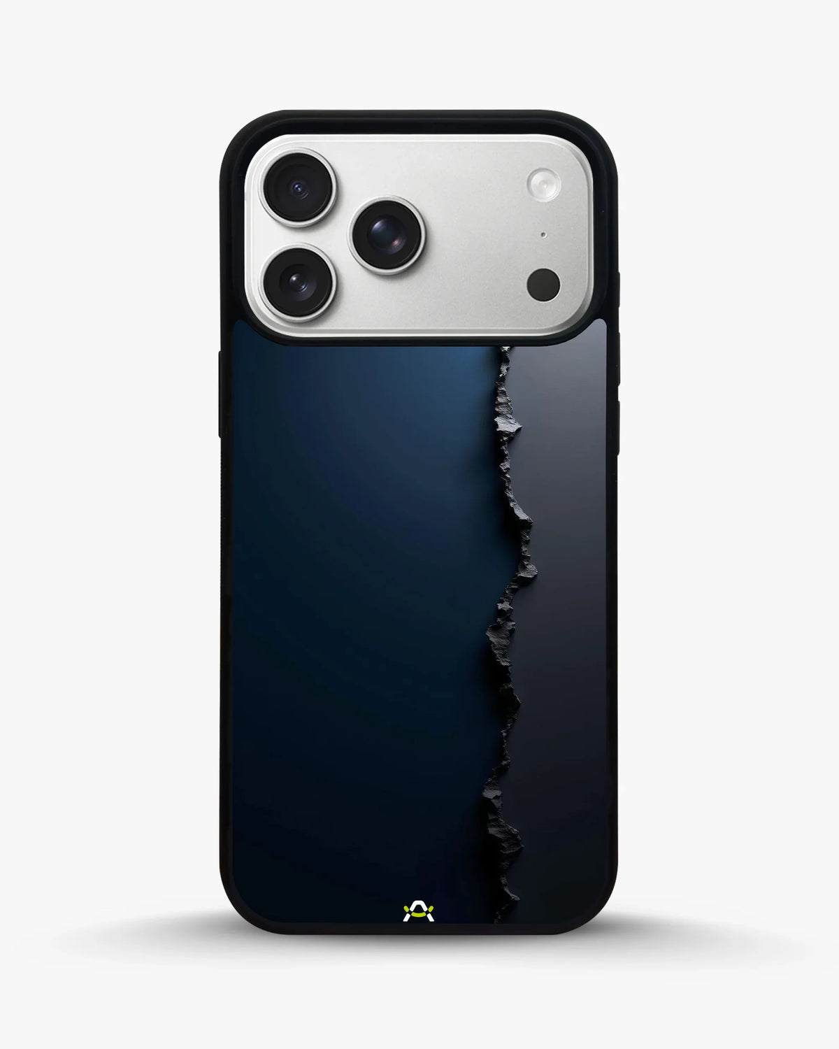 Jagged Line Phone Case - Navy & Charcoal Abstract Print for iPhone, Samsung, Pixel, OnePlus & Vivo
