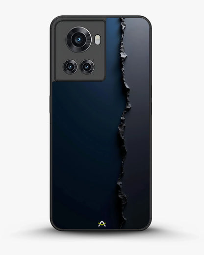 Jagged Line Phone Case - Navy & Charcoal Abstract Print for iPhone, Samsung, Pixel, OnePlus & Vivo