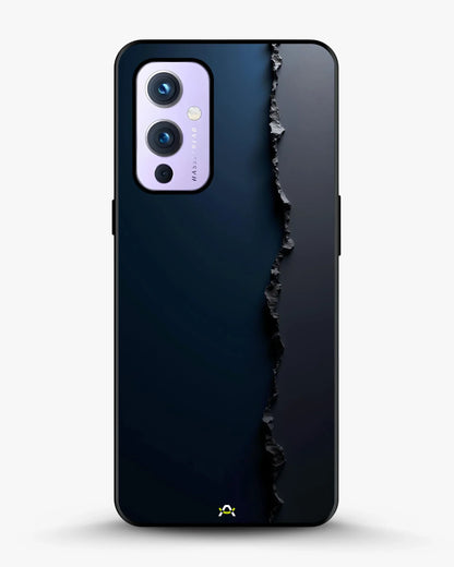 Jagged Line Phone Case - Navy & Charcoal Abstract Print for iPhone, Samsung, Pixel, OnePlus & Vivo
