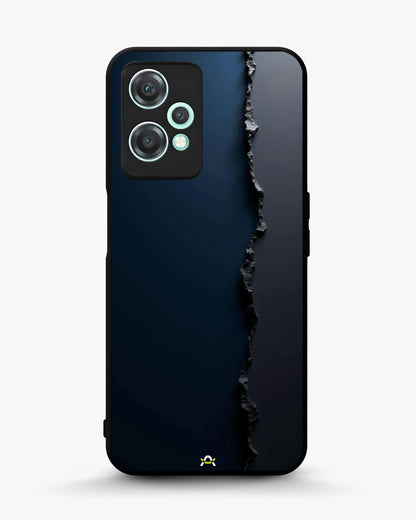 Jagged Line Phone Case - Navy & Charcoal Abstract Print for iPhone, Samsung, Pixel, OnePlus & Vivo