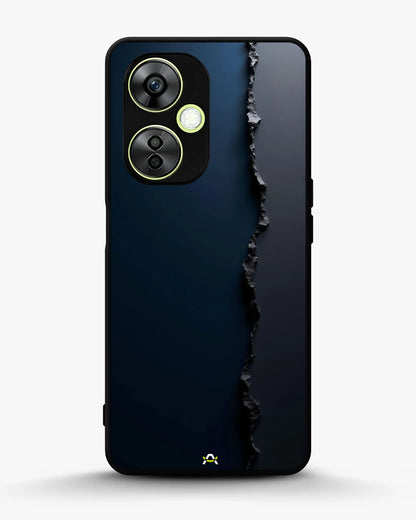 Jagged Line Phone Case - Navy & Charcoal Abstract Print for iPhone, Samsung, Pixel, OnePlus & Vivo