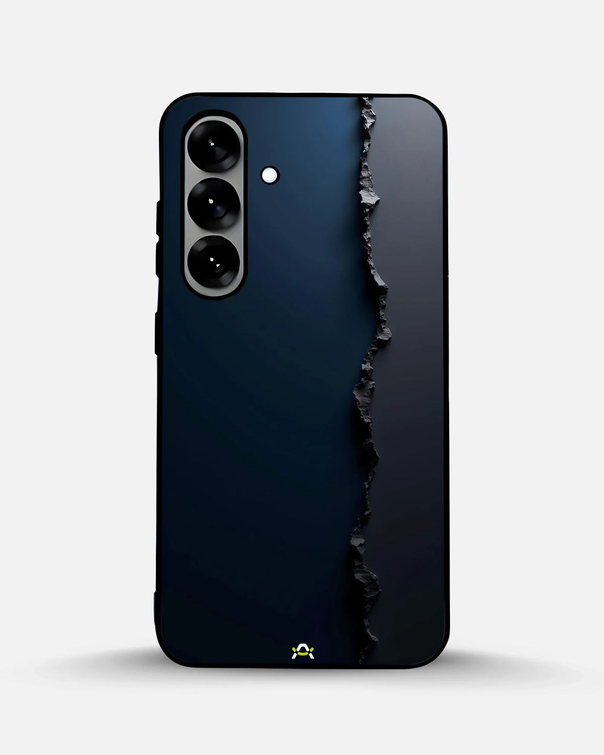 Jagged Line Phone Case - Navy & Charcoal Abstract Print for iPhone, Samsung, Pixel, OnePlus & Vivo