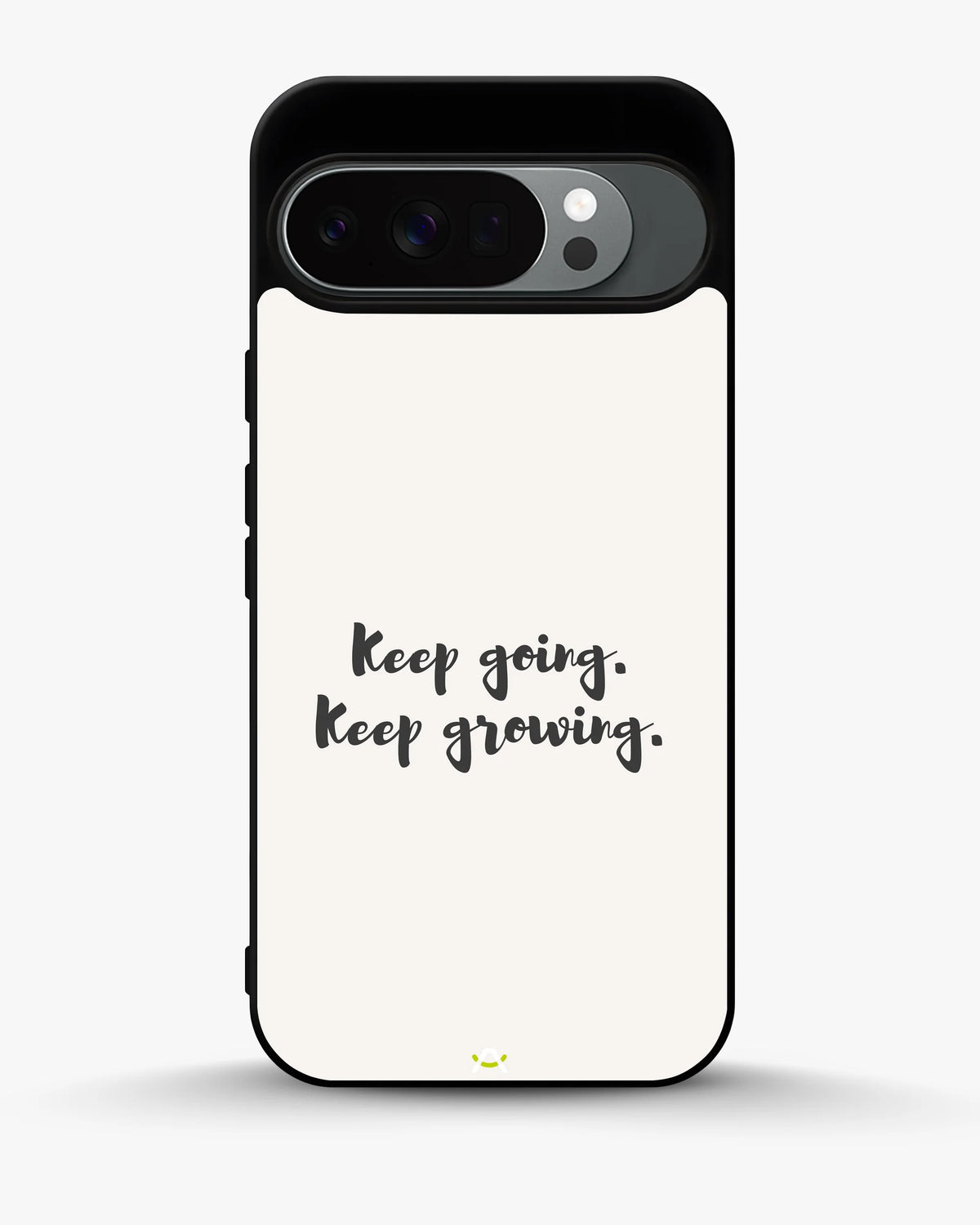 Keep Going Keep Growing Phone Case - Minimal Script Print for iPhone, Samsung, Pixel, OnePlus & Vivo
